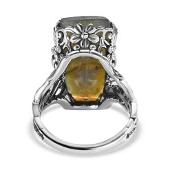 Artisan Crafted Malagasy Labradorite Ring ,Labradorite Dragonfly Ring ,Sterling Silver Ring , Solitaire Ring 12.35 Ctw -Jewelry store 7533808 4