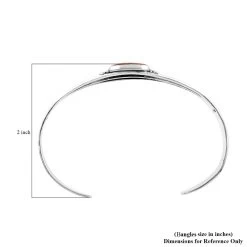 Santa Fe Style Coral Cuff Bracelet In Sterling Silver (7.00 In) -Jewelry store 7534809 3