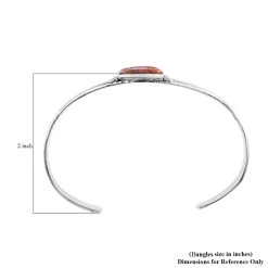 Santa Fe Style Multi Gemstone Cuff Bracelet In Sterling Silver (7.00 In) 12.00 Ctw 9 Santa Fe Style Multi Gemstone Cuff Bracelet In Sterling Silver (7.00 In) 12.00 Ctw -Jewelry store 7534813 3