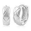 950 Platinum Textured Hoop Earrings 3.50 Grams 2 950 Platinum Textured Hoop Earrings 3.50 Grams -Jewelry store 7535492