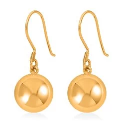 Ankur Treasure Chest 24K Yellow Gold Electroform Beads Dangle Earrings 4.50 Grams -Jewelry store 7536167 3