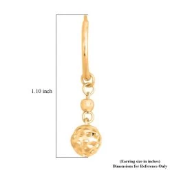 24K Yellow Gold Electroform Drop Earrings 2 Grams 11 24K Yellow Gold Electroform Drop Earrings 2 Grams -Jewelry store 7536639 4