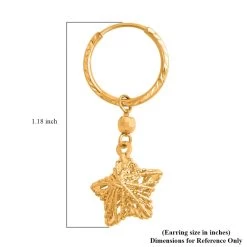 24K Yellow Gold Electroform Star Drop Earrings 3.40 Grams 9 24K Yellow Gold Electroform Star Drop Earrings 3.40 Grams -Jewelry store 7536647 3