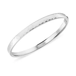 950 Platinum Diamond Cut Bangle Bracelet (6.50 In) (22.70 G) -Jewelry store 7537088 2