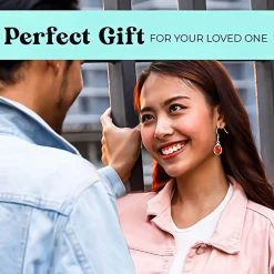 Carnelian Drop Earrings In Platinum Over Sterling Silver 3.85 Ctw -Jewelry store 7540533 5