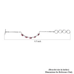 Norwegian Thulite Toggle Clasp Bracelet In Stainless Steel (6.50 In) 11.00 Ctw , Tarnish-Free, Waterproof, Sweat Proof Jewelry -Jewelry store 7543219 4