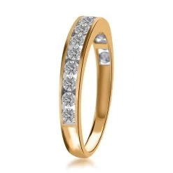 NY Closeout 10K Yellow Gold Diamond (I2) Ring (2.1 G) 1.00 Ctw -Jewelry store 7546840 3