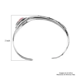 Santa Fe Style Rainbow Turquoise Cuff Bracelet In Sterling Silver (6.50 In) 7.00 Ctw -Jewelry store 7548015 3