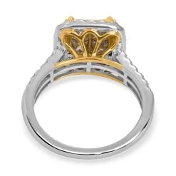 18K Yellow And White Gold Natural Yellow & White Diamond VS-I2 Ring 5.65 Grams 2.25 Ctw 13 18K Yellow And White Gold Natural Yellow & White Diamond VS-I2 Ring 5.65 Grams 2.25 Ctw -Jewelry store 7551573 5