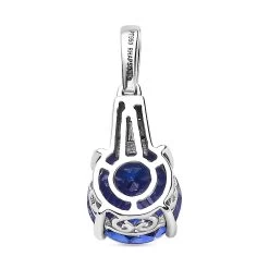 TLV Rhapsody 950 Platinum AAAA Tanzanite, Diamond (E-F, VS) Pendant 3.00 Ctw -Jewelry store 7553313 4