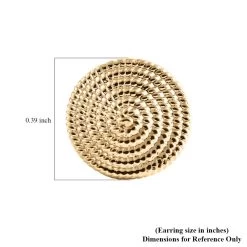 Luxoro 10K Yellow Gold Rope Chain Texture Earrings 1.80 Grams 9 Luxoro 10K Yellow Gold Rope Chain Texture Earrings 1.80 Grams -Jewelry store 7555066 3