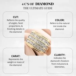 Diamond Mens Ring,10K Yellow Gold Ring, Gold Mens Ring, Gold Ring For Him, Deco Mens Ring 8.50 Grams 3.00 Ctw 13 Diamond Mens Ring,10K Yellow Gold Ring, Gold Mens Ring, Gold Ring For Him, Deco Mens Ring 8.50 Grams 3.00 Ctw -Jewelry store 7555343 4