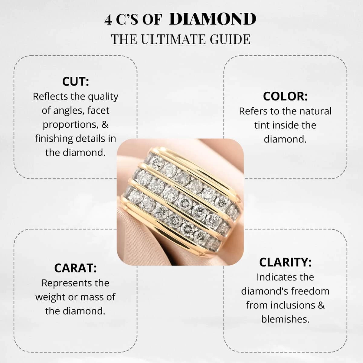 Diamond Mens Ring,10K Yellow Gold Ring, Gold Mens Ring, Gold Ring For Him, Deco Mens Ring 8.50 Grams 3.00 Ctw 7 Diamond Mens Ring,10K Yellow Gold Ring, Gold Mens Ring, Gold Ring For Him, Deco Mens Ring 8.50 Grams 3.00 Ctw - Image 5