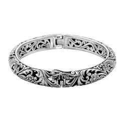 Bali Legacy Sterling Silver Dragon Bangle Bracelet (7.25 In) 47.20 Grams 11 Bali Legacy Sterling Silver Dragon Bangle Bracelet (7.25 In) 47.20 Grams -Jewelry store 7556183 3