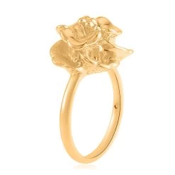 24K Yellow Gold Electroform Floral Ring 2 Grams 11 24K Yellow Gold Electroform Floral Ring 2 Grams -Jewelry store 7559604 3