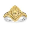 Yellow Diamond Ring In Platinum Over Sterling Silver 1.00 Ctw -Jewelry store 7561713