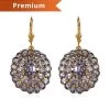 Tanzanite Floral Spray Earrings In Vermeil Yellow Gold Over Sterling Silver 9.00 Ctw -Jewelry store 7561757