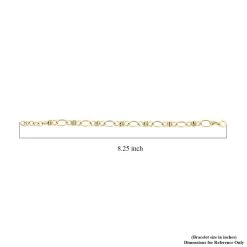 Italian 10K Yellow Gold 8.3mm Rolling Rolo Bracelet (7.50-8.50In) 4.20 Grams -Jewelry store 7562794 3