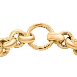 Modena Italian 10K Yellow Gold 10mm Grandissimo Bello Rolo Bracelet (7.50 In) 11.15 Grams -Jewelry store 7562807 3