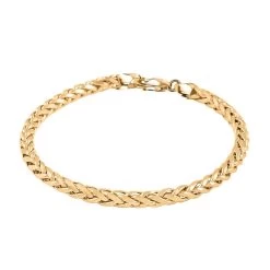 10K Yellow Gold 4mm Palma Bracelet (7.50 In) 4.80 Grams
