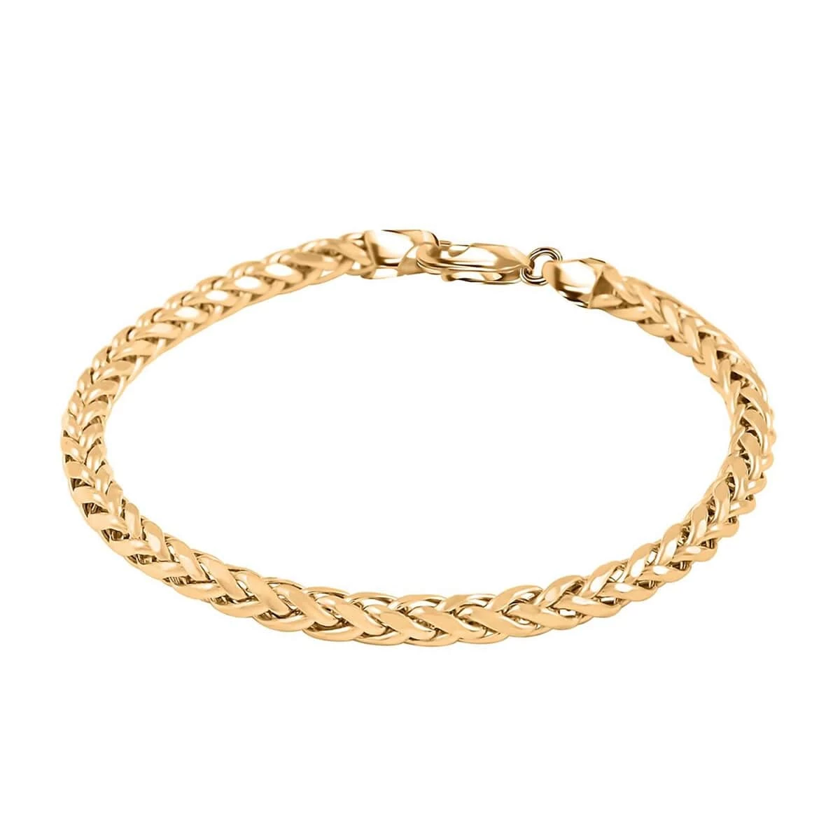 10K Yellow Gold 4mm Palma Bracelet (7.50 In) 4.80 Grams 3 10K Yellow Gold 4mm Palma Bracelet (7.50 In) 4.80 Grams