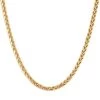 14K Yellow Gold 4mm Palma Necklace 18 Inches 12 Grams -Jewelry store 7564510