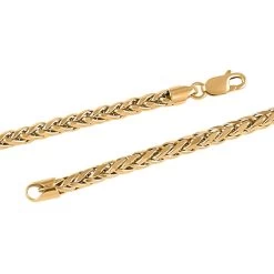 14K Yellow Gold 4mm Palma Necklace 18 Inches 12 Grams -Jewelry store 7564510 2