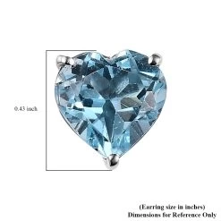 Brazilian Citrine Heart Stud Earrings In Vermeil YG Over Sterling Silver 4.50 Ctw -Jewelry store 7564596 4