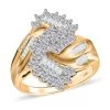 14K Yellow Gold G-H I3 Diamond Ring 6.25 Grams 1.00 Ctw