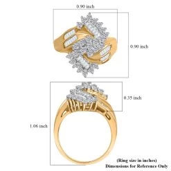 14K Yellow Gold G-H I3 Diamond Ring 6.25 Grams 1.00 Ctw 11 14K Yellow Gold G-H I3 Diamond Ring 6.25 Grams 1.00 Ctw -Jewelry store 7565235 4