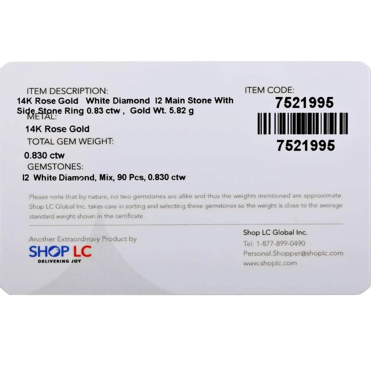 Luxoro 14K Rose Gold Marropino Morganite And Diamond G-H I2 Ring 9 Grams 11.85 Ctw 9 Luxoro 14K Rose Gold Marropino Morganite And Diamond G-H I2 Ring 9 Grams 11.85 Ctw - Image 7