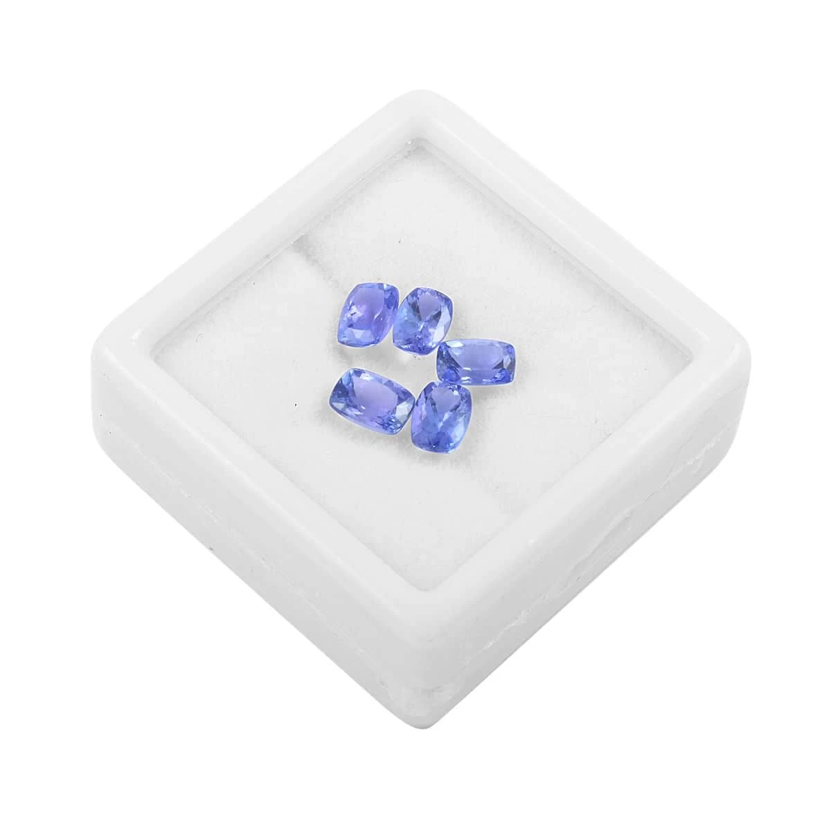 Premium Tanzanite Set Of 5 (Cush 7x5 Mm) 4.00 Ctw 7 Premium Tanzanite Set Of 5 (Cush 7x5 Mm) 4.00 Ctw - Image 5