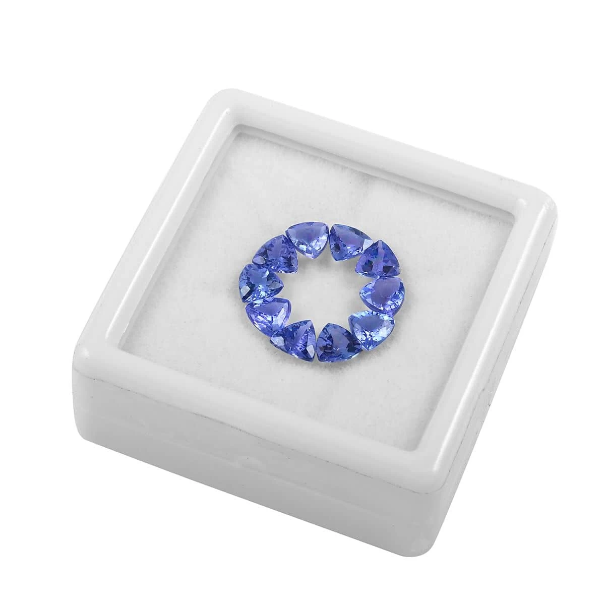 Premium Tanzanite Set Of 10 (Trl 5 Mm) 4.00 Ctw 7 Premium Tanzanite Set Of 10 (Trl 5 Mm) 4.00 Ctw - Image 5