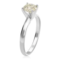 14K White Gold Diamond (I2 - I) Ring 1.00 Ctw -Jewelry store 7566274 3