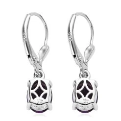 Premium Uruguayan Amethyst Lever Back Earrings In Platinum Over Sterling Silver 2.40 Ctw 10 Premium Uruguayan Amethyst Lever Back Earrings In Platinum Over Sterling Silver 2.40 Ctw -Jewelry store 7567344 3