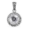 Bali Legacy 120 Facet Moissanite Pendant In Sterling Silver 3.40 Ctw