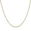 10K Yellow Gold 1.5mm Rope Chain Necklace 22 Inches 1.40 Grams -Jewelry store 7573676