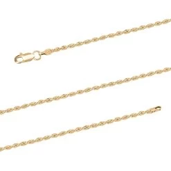 10K Yellow Gold 1.5mm Rope Chain Necklace 22 Inches 1.40 Grams 11 10K Yellow Gold 1.5mm Rope Chain Necklace 22 Inches 1.40 Grams -Jewelry store 7573676 2