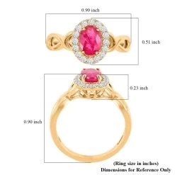 Certified & Appraised Iliana 18K Yellow Gold AAA Mozambique Ruby And G-H SI Diamond Infinity Shank Ring 4.05 Grams 1.25 Ctw (Del. In 7-10 Days) 11 Certified & Appraised Iliana 18K Yellow Gold AAA Mozambique Ruby And G-H SI Diamond Infinity Shank Ring 4.05 Grams 1.25 Ctw (Del. In 7-10 Days) -Jewelry store 7574306 4