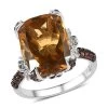 GP Italian Garden Collection AAA Brazilian Citrine And Multi Gemstone Ring In Platinum Over Sterling Silver 11.25 Ctw -Jewelry store 7575330