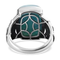 Larimar Solitaire Ring In Sterling Silver 13.10 Ctw 12 Larimar Solitaire Ring In Sterling Silver 13.10 Ctw -Jewelry store 7575964 4