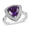 AAA Moroccan Amethyst And Moissanite Ring In Platinum Over Sterling Silver 2.75 Ctw 2 AAA Moroccan Amethyst And Moissanite Ring In Platinum Over Sterling Silver 2.75 Ctw -Jewelry store 7579084