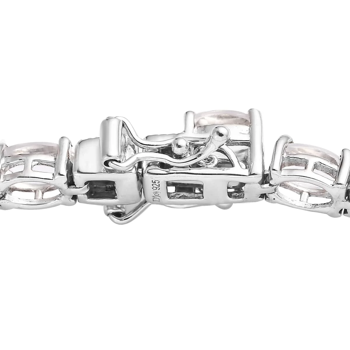 Brazilian Petalite Tennis Bracelet In Platinum Over Sterling Silver (6.50 In) 8.90 Ctw 6 Brazilian Petalite Tennis Bracelet In Platinum Over Sterling Silver (6.50 In) 8.90 Ctw - Image 4