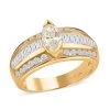 14K Yellow Gold Diamond Ring 5.40 Grams 1.50 Ctw -Jewelry store 7579529