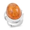 Baltic Amber Ring In Sterling Silver -Jewelry store 7579799