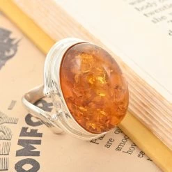 Baltic Amber Ring In Sterling Silver -Jewelry store 7579799 1