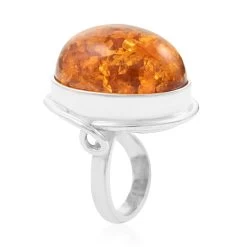 Baltic Amber Ring In Sterling Silver -Jewelry store 7579799 3
