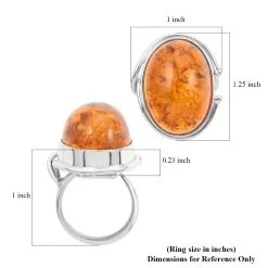 Baltic Amber Ring In Sterling Silver -Jewelry store 7579799 5
