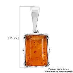 Baltic Amber Pendant In Sterling Silver -Jewelry store 7580218 4