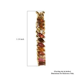 Karis Multi-Tourmaline Inside Out Hoop Earrings In 18K YG Plated 4.15 Ctw 11 Karis Multi-Tourmaline Inside Out Hoop Earrings In 18K YG Plated 4.15 Ctw -Jewelry store 7586097 4